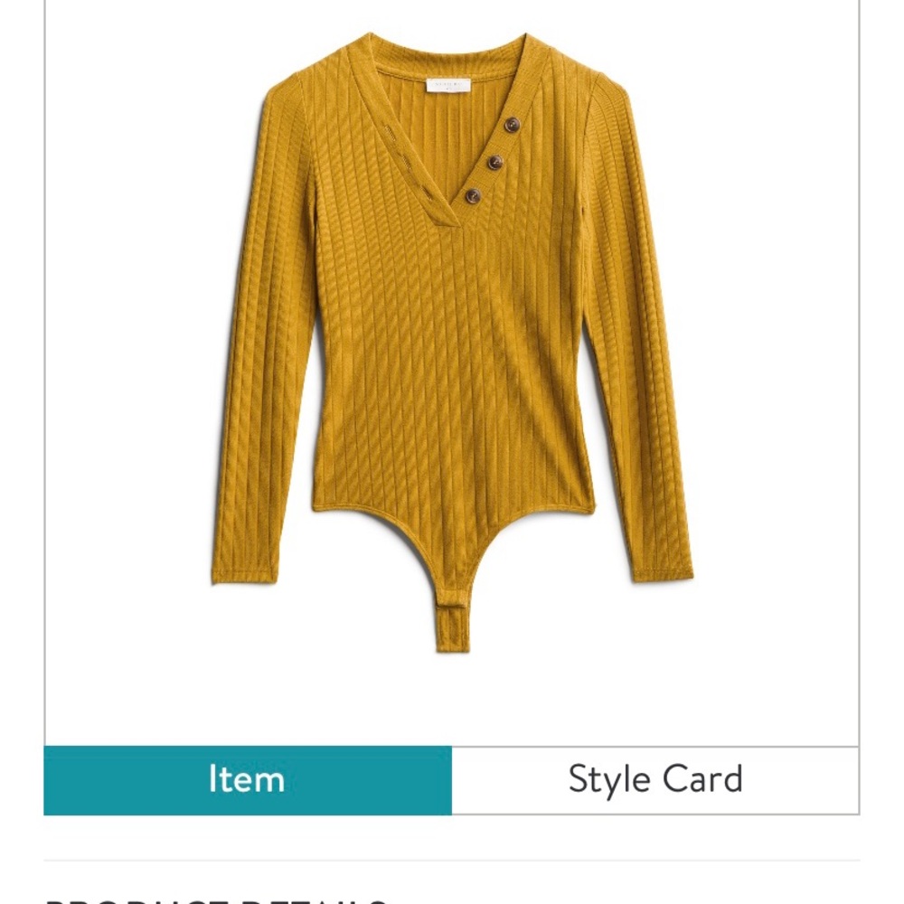 Sophie Rue Adler Button Detail Bodysuit - Medium